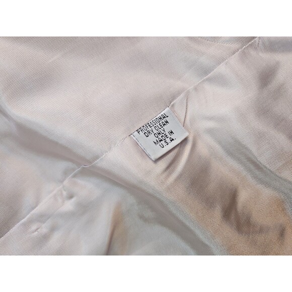 Max Nugus Haute Couture Ladies Pant Suit M/ 32" Metallic Purple Faux Snake Skin - Picture 5 of 16